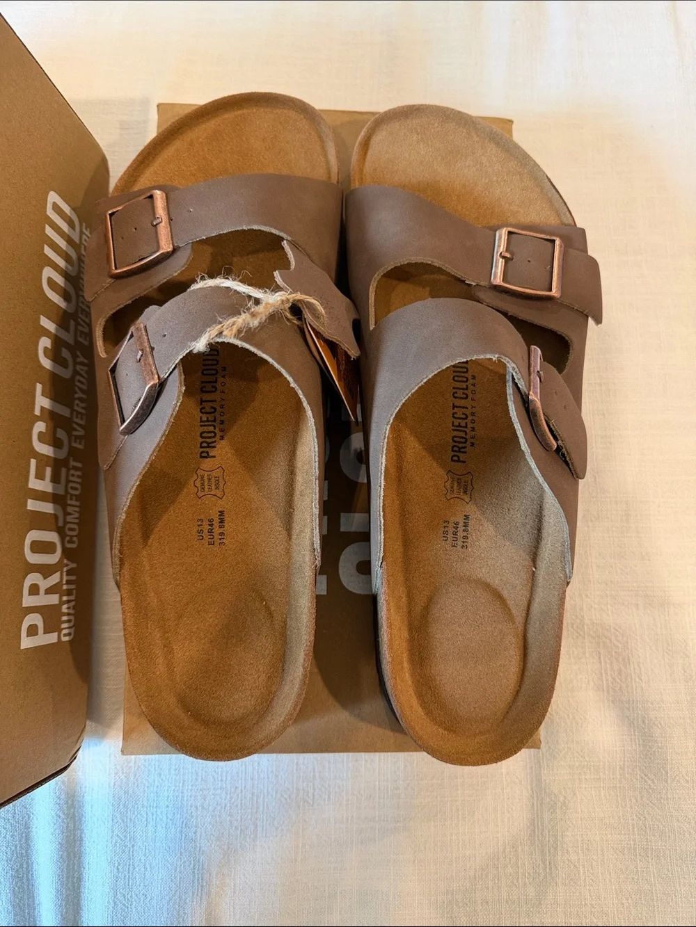 Men’s Project Cloud 2 Buckle Sandals Brown